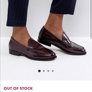 ASOS MEZZO Premium Leather Flat Shoes